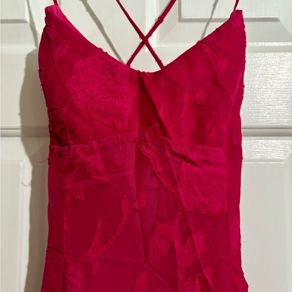NWT Runaway the Label: Florenza Maxi Dress - Fuchsia - Small AND Medium - Picture 3 of 13
